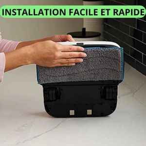 Pack De 10 Serpillères Microfibre De Rechange Pour Robot Aspirateur Lefant M330 Pro - Lavables Et Réutilisables - 7