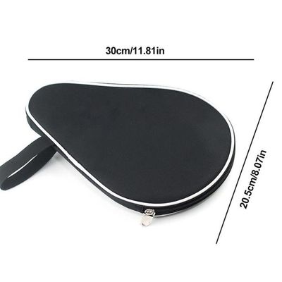 Housse De Protection Raquette Tennis De Table Violet Brillant – Étui Avec Poche 4-5 Balles, Résistant Et Portable