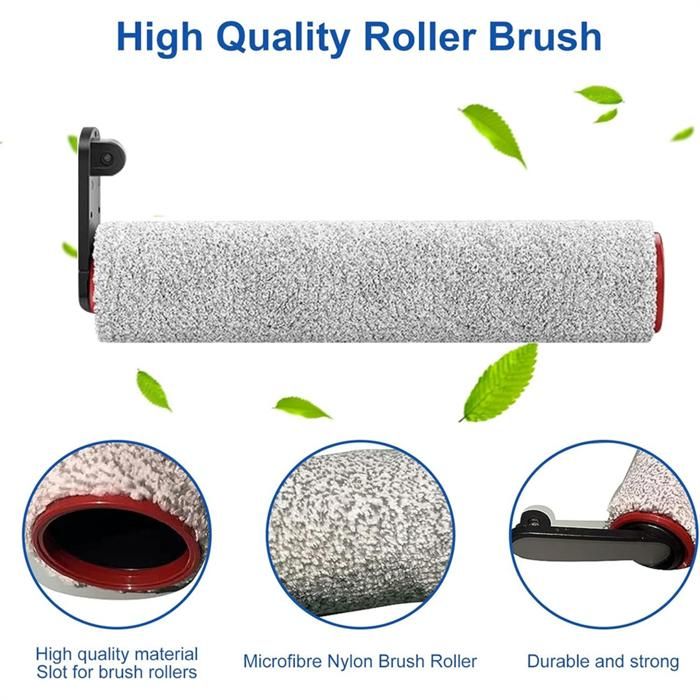 Rouleau Brosse Et Filtre HEPA Pour Dreame H11/H12 - Lot De 2 Brosses + 2 Filtres