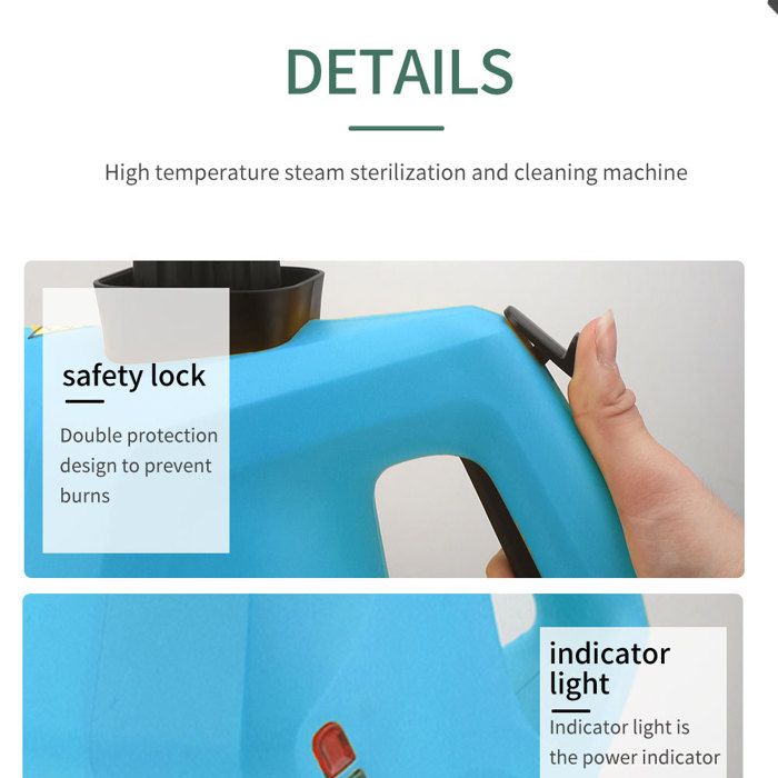 Nettoyeur vapeur portable professionnel édition deluxe portable fer