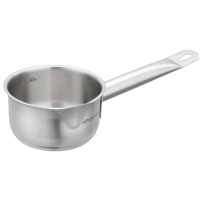 Set 5 Pentole ARTHUR MARTIN In Acciaio Inox | Fondo Capsula | Beccuccio Versatore E Graduazione | Adatte A Induzione - 3