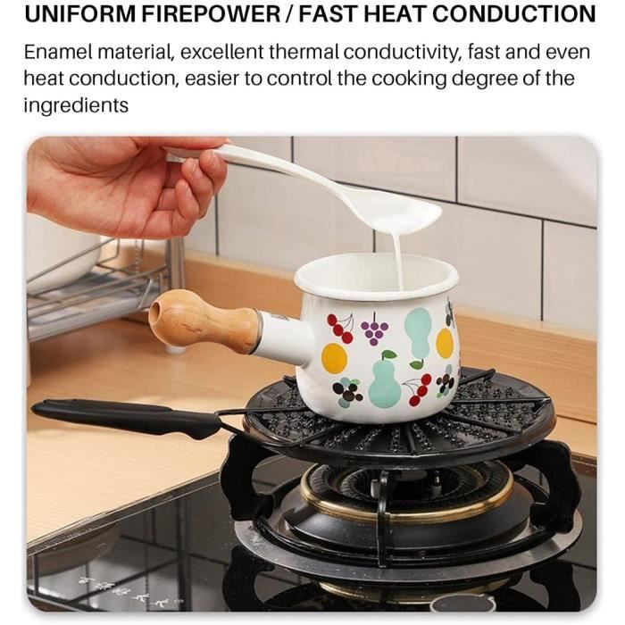 Diffuseur de chaleur pour cuisinière à gaz, plaque de cuisson noire A34 -  Cdiscount Maison