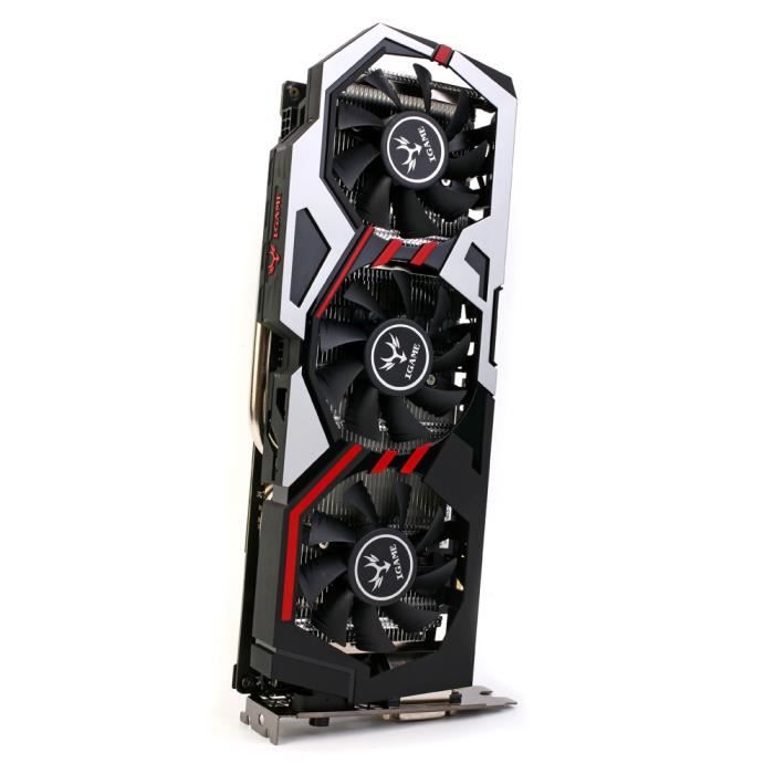 Colorful Carte Graphique NVIDIA GeForce GTX iGame 1060 GPU 6GB 192 bits Gaming HDMI 3 Port DP avec Trois Ventilateur de Cdiscount Informatique