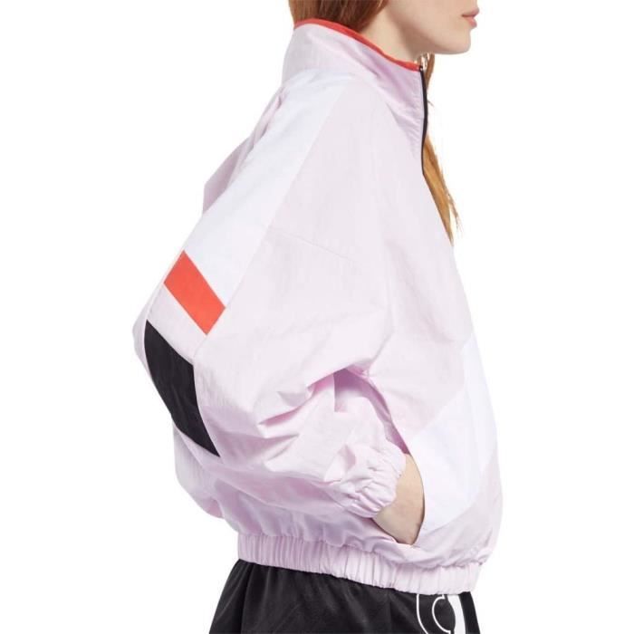 Veste de sport Reebok Wor Myt Tiss pour femme Rose Manches