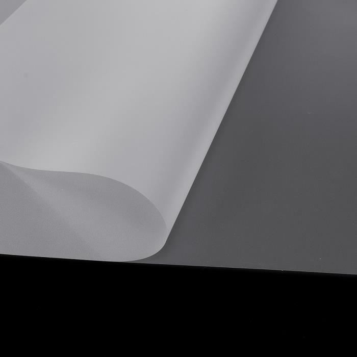 100Pcs A4 0.08mm Photo Plastique Feuille Etanche Transparent Protéger  Papier - Cdiscount Beaux-Arts et Loisirs créatifs