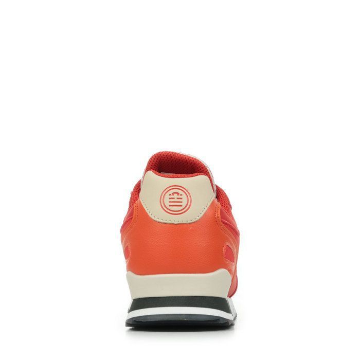 Baskets Serge Blanco Chamonix Pour Homme - Cuir Et Synthétique, Talon Plat 2 Cm, Taille 43 Rouge