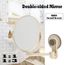 Retro Miroir De Maquillage Rond Portable Miroir Cosmetique