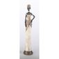 AVENUELAFAYETTE Statuette Femme africaine avec pot 20 cm