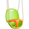 Siège bébé vert et orange BABY'K - pour portique 1,90 à 2,50m - TRIGANO-0