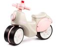 Scooter 1er âge Strada avec klaxon manuel et roues silencieuses - Crème et Rose - FALK - Dès 12 mois - 100% Fabriqué en France-0