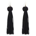 Femmes charme Boho Bohème Oreille Crochet Boucles D/'Oreilles Longue Tassel Fringe Dangle Bijoux