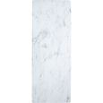 MARBRE - Tapis de cuisine imprimé marbre tendance résistant à l'eau 45 x 120 cm Blanc-0