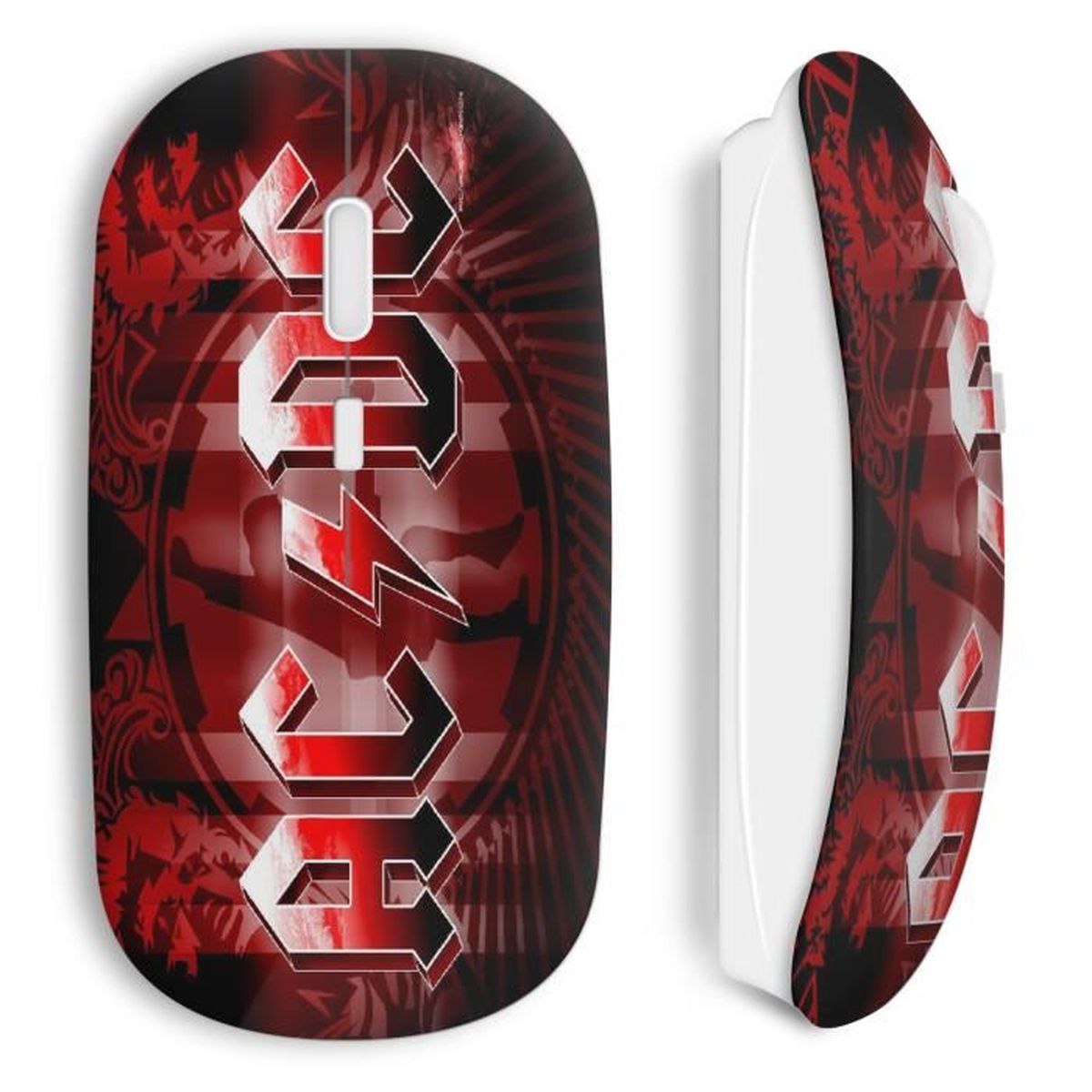 Souris Sans Fil Acdc Red Style Rock Prix Pas Cher Cdiscount