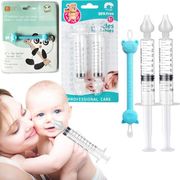 Kit Seringue Nasale Bébé Littles’Care - 4 Seringues 10ml + Accessoires - Lavage Nez Doux Et Efficace