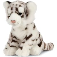 Peluche bébé  tigre blanc 25 cm - AN473