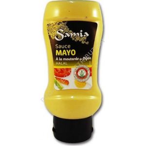 KETCHUP MOUTARDE Samia Sauce Halal Mayo à la Moutarde de Dijon 350m