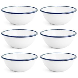 EMAUX Camping Vaisselle Au choix Tasse Assiette Couverts Bol Bleu Email Outdoor