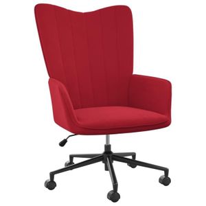 Aile arrière chaise fauteuil occasionnel fauteuil d'appoint Carreaux Gris Rouge Salon