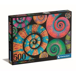 PUZZLE Clementoni - 500p Colorboom Curly - 49 x 36 cm