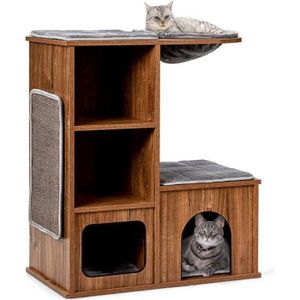 Arbre A Chat En Bois Cdiscount