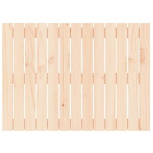 TÊTE DE LIT Tête de lit murale en bois massif de pin - DRFEIFY - 82,5x3x60 cm - Blanc - Classique - Intemporel
