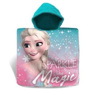SORTIE DE BAIN Poncho de Serviette en Coton Disney Frozen - GENERIQUE - 60 X 120 - Bleu - Enfant - 18 mois - Mixte