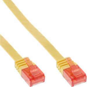 CÂBLE RÉSEAU  Câble patch réseau RJ45 plat InLine®, U/UTP, Cat.6