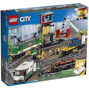 VOITURE À CONSTRUIRE LEGO® City 60198 Le Train de Marchandises Télécomm