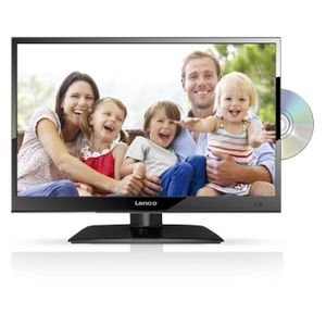 Téléviseur LED Téléviseur LED HD 16 pouces DVB-T/T2/S2/C avec lecteur DVD intégré - Lenco DVL-1662BK Noir