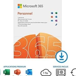 BUREAUTIQUE Microsoft Office 365 - Accès à Vie | FR | 32 & 64B