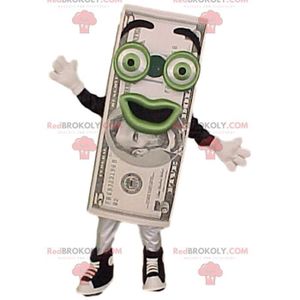 DÉGUISEMENT - PANOPLIE Mascotte de billet de banque de 5$ avec son grand 