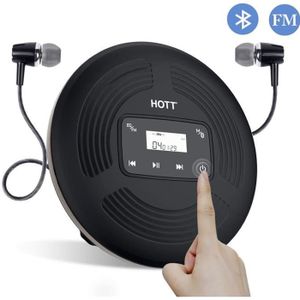/étudiants Lecteur CD de Musique pour Enfants Adultes HOTT Lecteur CD Portable Bluetooth 5.0 avec Affichage LED