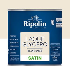 PEINTURE - VERNIS RIPOLIN Laque Glycéro Déco pour Intérieur & Extéri