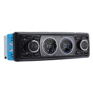 AUTORADIO Tbest lecteur MP3 de véhicule Lecteur MP3 stéréo pour voiture Bluetooth simple DIN Prise en charge de la radio audio USB/FM/SD