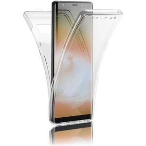 COQUE - BUMPER Coque Samsung Galaxy Note 8 Avant + Arrière 360 Protection Intégrale Transparent Silicone Gel Souple Etui Tactile Housse Antichoc
