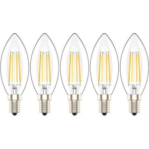 AMPOULE - LED Ampoule LED E14 petit culot à vis, ampoule C35, 4W