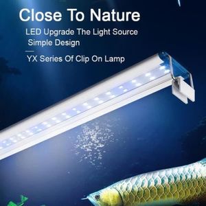 AQUARIUM SALUTUYA Éclairage LED pour 15W LED Éclairage Extensible Étanche Plante Aquatique Lumière animalerie