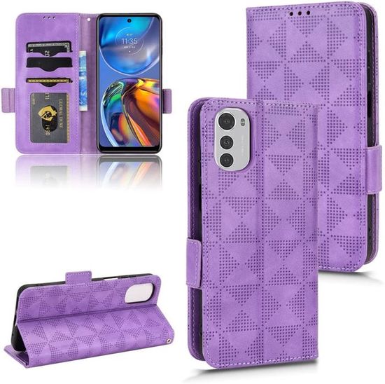 MOJIA Cover per Motorola Moto G22 / E32S, PU Custodia Antiurto