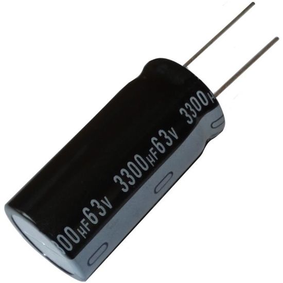Aerzetix 20x Condensateur /électrolytique chimique 470/µF /± 20/% 16V THT 105/°C 2000h /Ø8x12mm radial