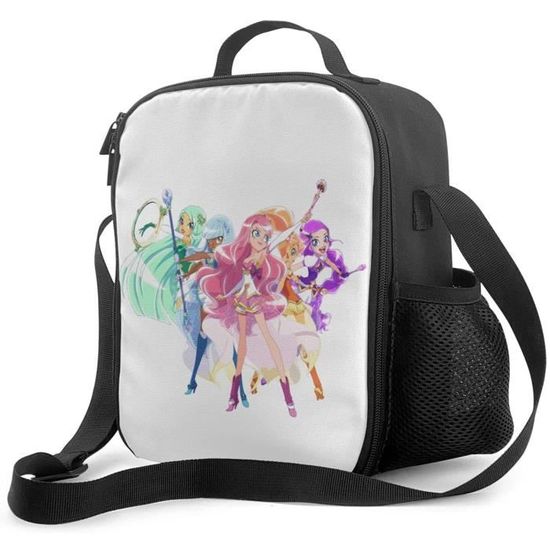 Lolirock Sac À Lunch Isolé Sacs Fourre-Tout Travail Scolaire Pique-Nique  Thermique Transport Gourmet Déjeuner Conteneur [2889]