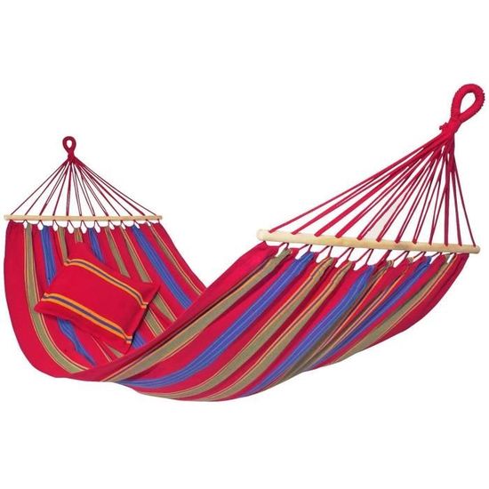 Hamac par Amazonas modèle Aruba Vanilla- Dimensions : 2,10 x 1,20 m