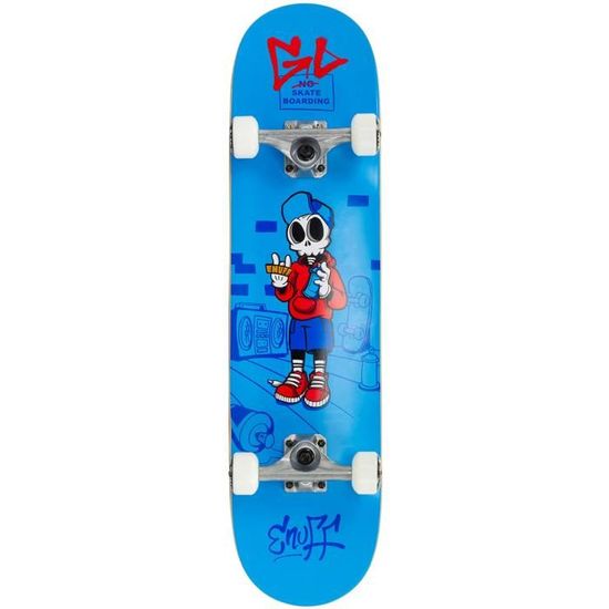 Skateboard Enfant Graffiti Peint à La Main – Complet Stable Pour Débutants