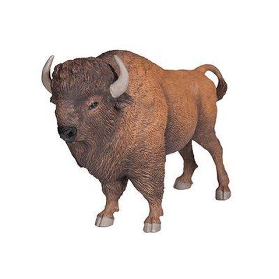 Figurine - PAPO - Bison d'Amérique - Multicolore - 14x9cm