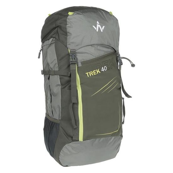 WANABEE Sac a dos de randonnee Trek 40 Vert Kaki Cdiscount Sport