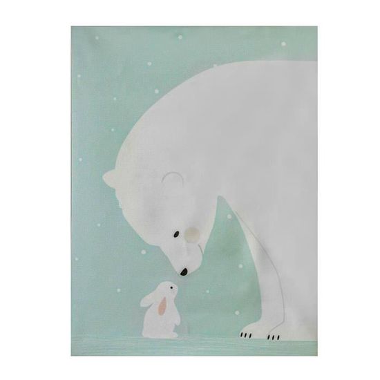 Lot De 3 Affiches Ourson Chambre Bébé Beige - Posters Tableau Ours Boho 30x40cm Sur Toile, Décoration Murale Enfant Garçon Fille, Cadeau Naissance Sans Cadre