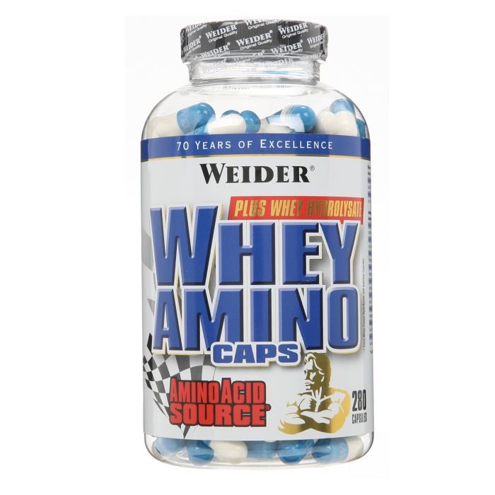 WEIDER Acides aminés Whey Amino caps 280 gélules NTT