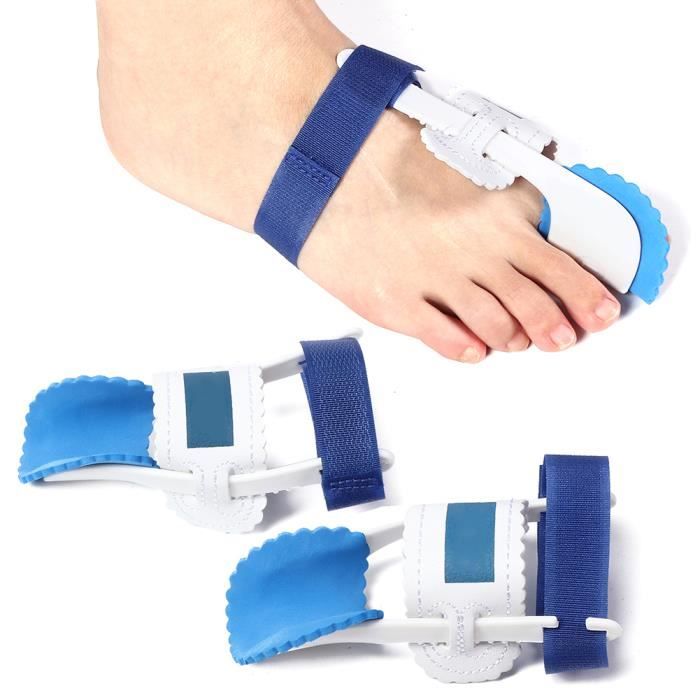 2 pcs Séparateur de lisseur d'orteils Hallux Valgus Correction Bunion Splints pour soins des pieds ♪ SIT