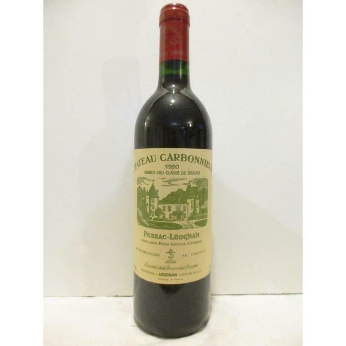 pessac-léognan château carbonnieux grand cru classé rouge 1990 - bordeaux