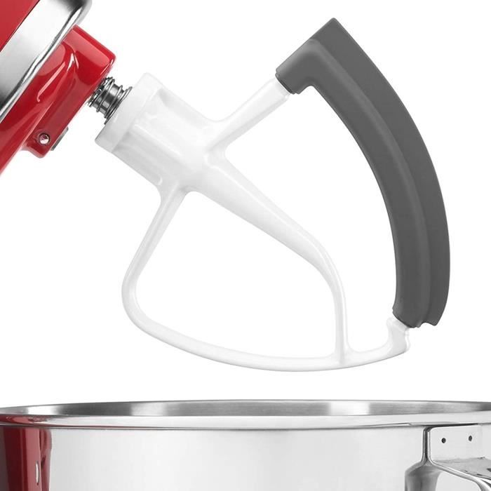 Batteur Plat Souple Pour Robot Artisan, Mixeur/Food Processor Accessories Pour Kitchenaid,Flex Edge Batteur