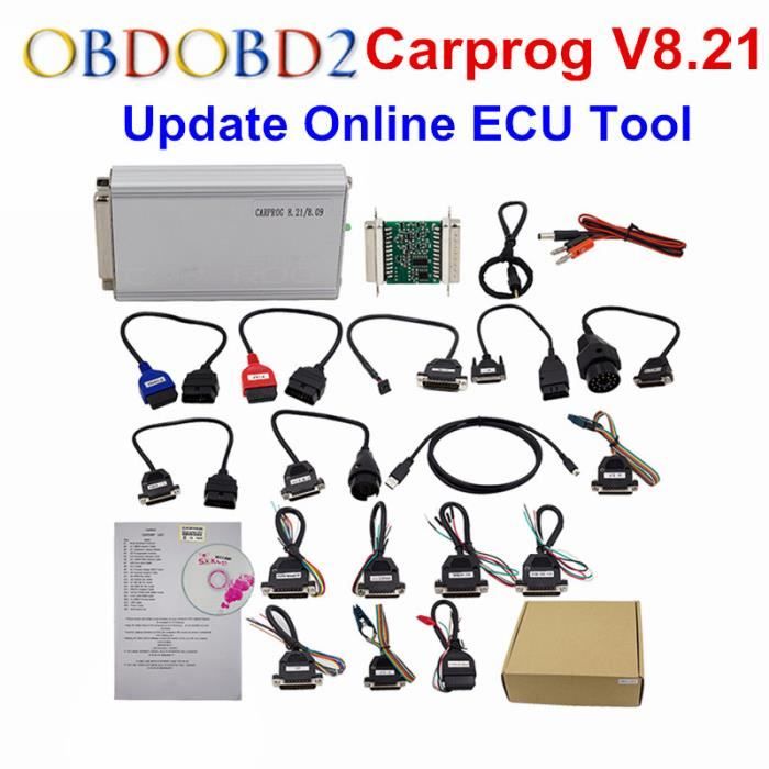 Carprog V8.21 Version en ligne Programmateur de voiture Prog pour Airbag-Radio-Dash-IMMO-ECU outil de - Type Carprog V8.21